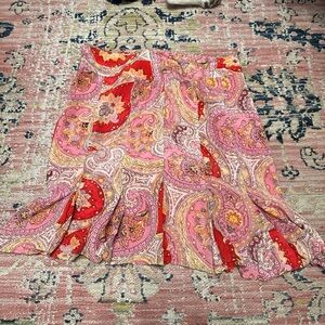 Vintage Paisley Skirt